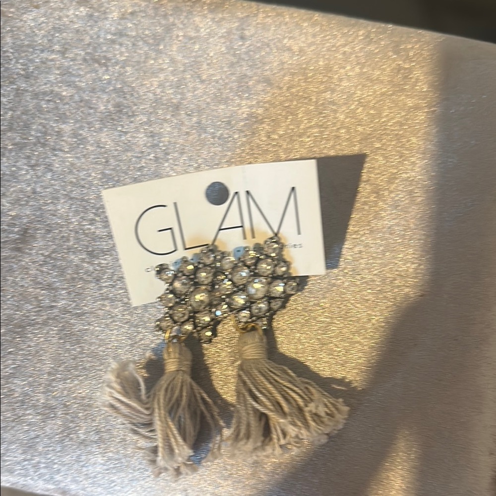 Sparkly dangle earrings